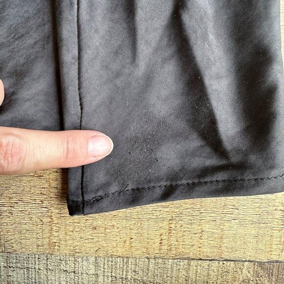 Princess Polly Sleek Black Spaghetti Strap Lace Up Back Mini Dress Size 6 - Picture 7 of 11